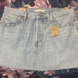 Denim Mini Skirt